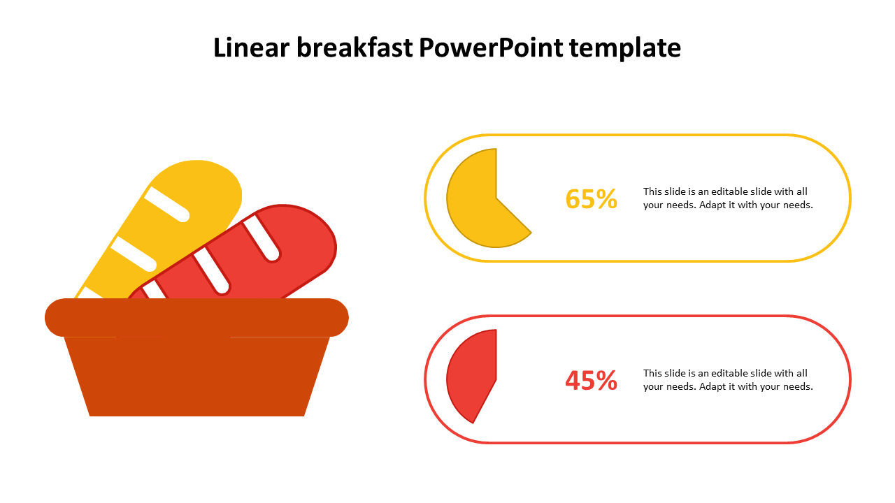 Free -  Linear Breakfast Google Slides and PowerPoint Templates 